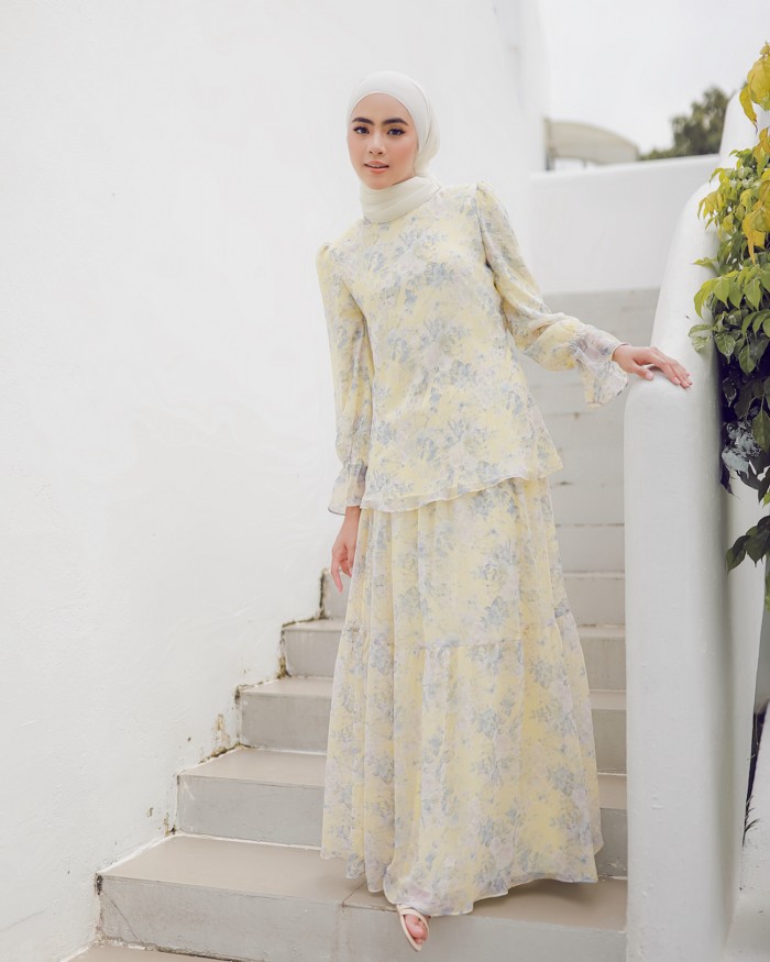 ALYNA DRESS - SOFT YELLOW