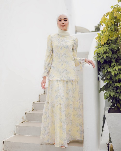 ALYNA DRESS - SOFT YELLOW