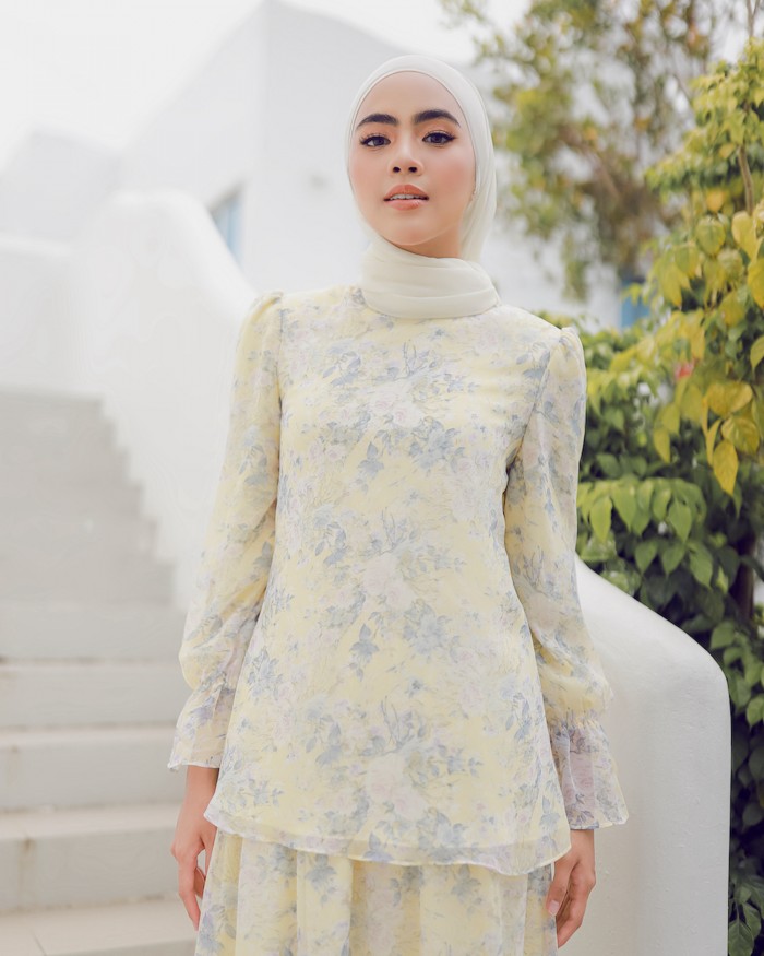 ALYNA DRESS - SOFT YELLOW