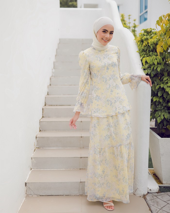 ALYNA DRESS - SOFT YELLOW