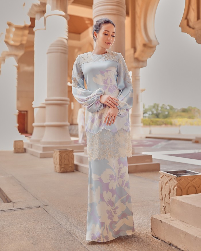 RAMONA LACE KURUNG - BABY BLUE