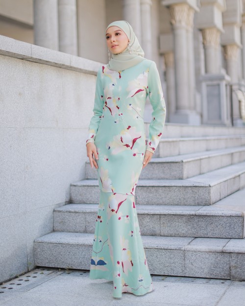 BETA KURUNG - DUSTY TURQUOISE