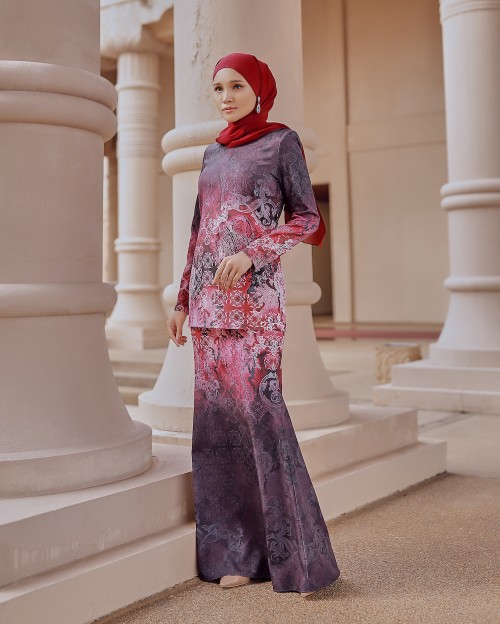 RACHITA MINI KURUNG - MAROON RED