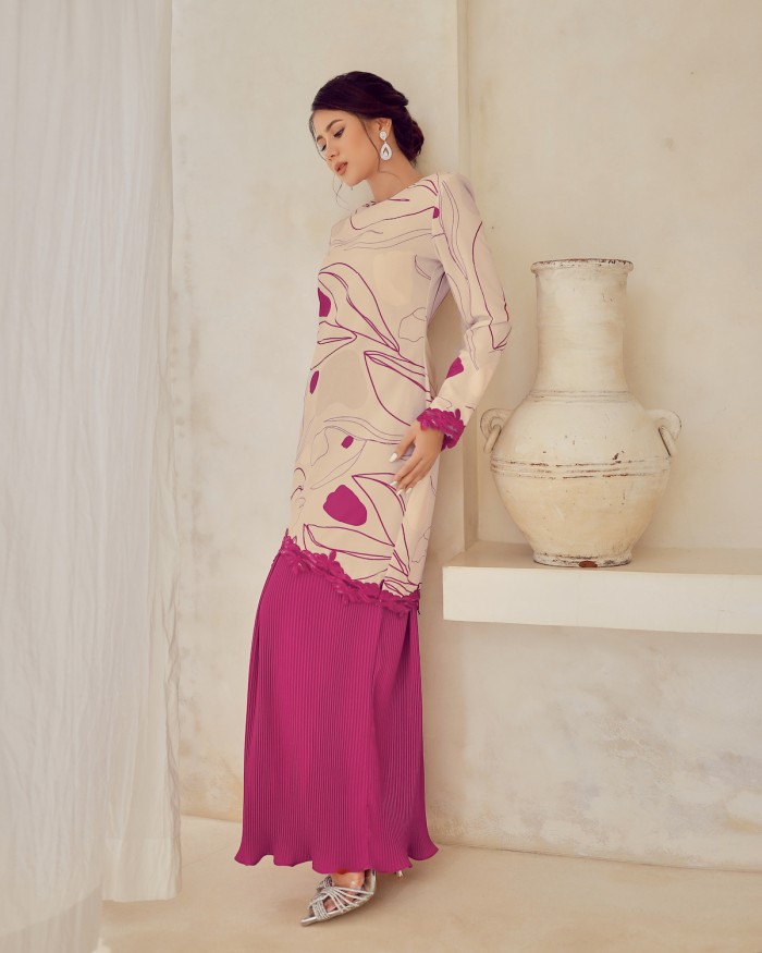 ZENA KURUNG - BURGUNDY