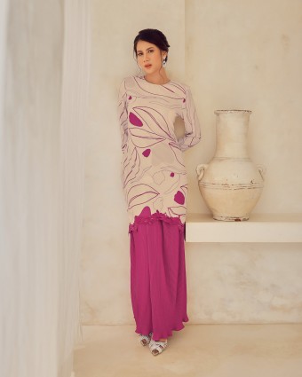 ZENA KURUNG - BURGUNDY