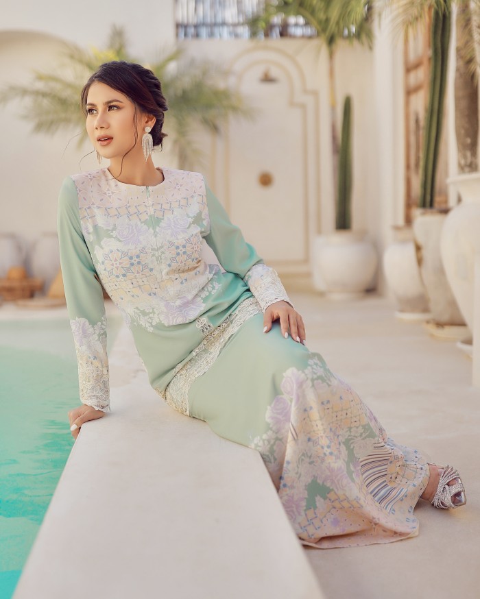LUNA KURUNG - DUSTY GREEN