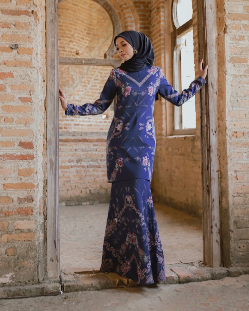MAIRA PREMIUM KURUNG - CLASSY BLUE