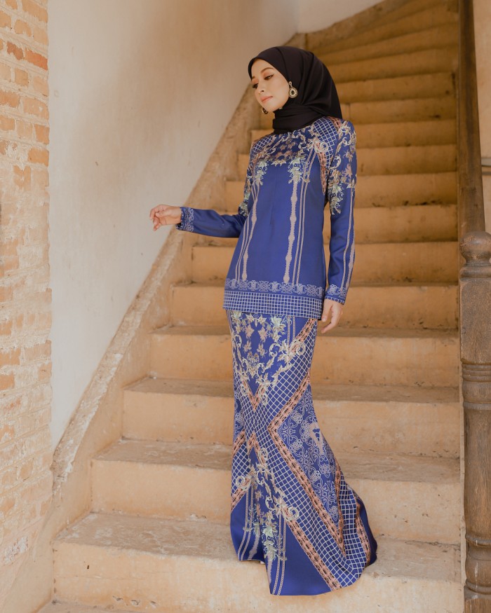 EVA MINI KURUNG - BLUE