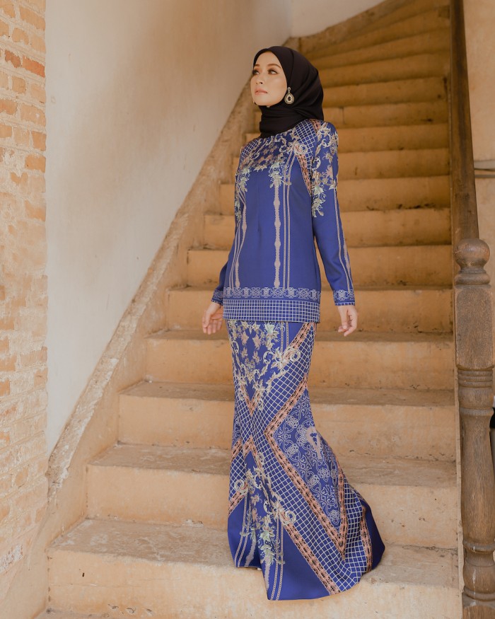 EVA MINI KURUNG - BLUE