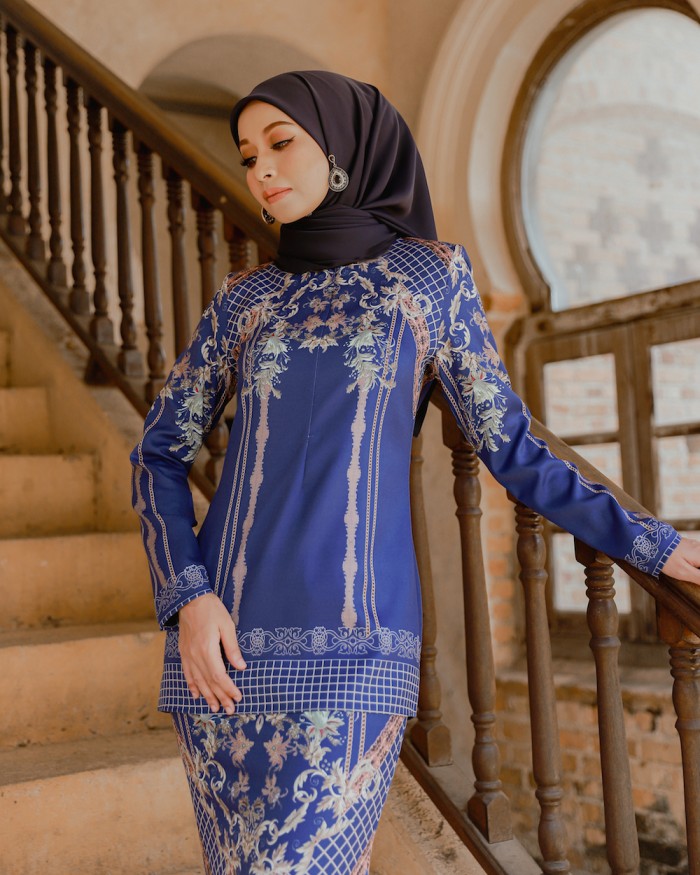 EVA MINI KURUNG - BLUE