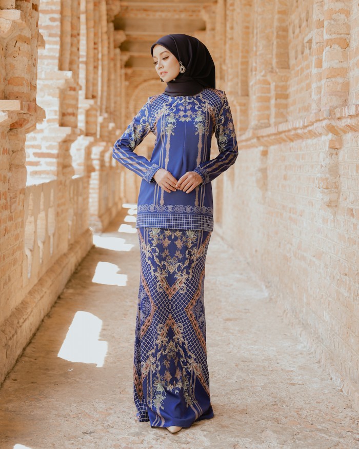 EVA MINI KURUNG - BLUE