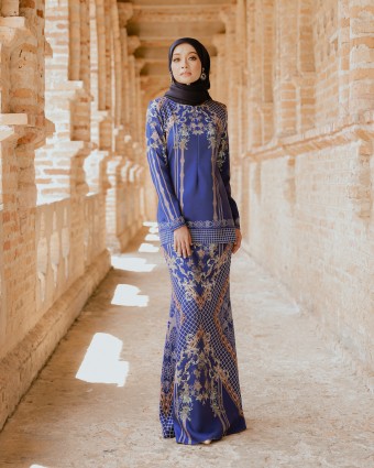 EVA MINI KURUNG - BLUE