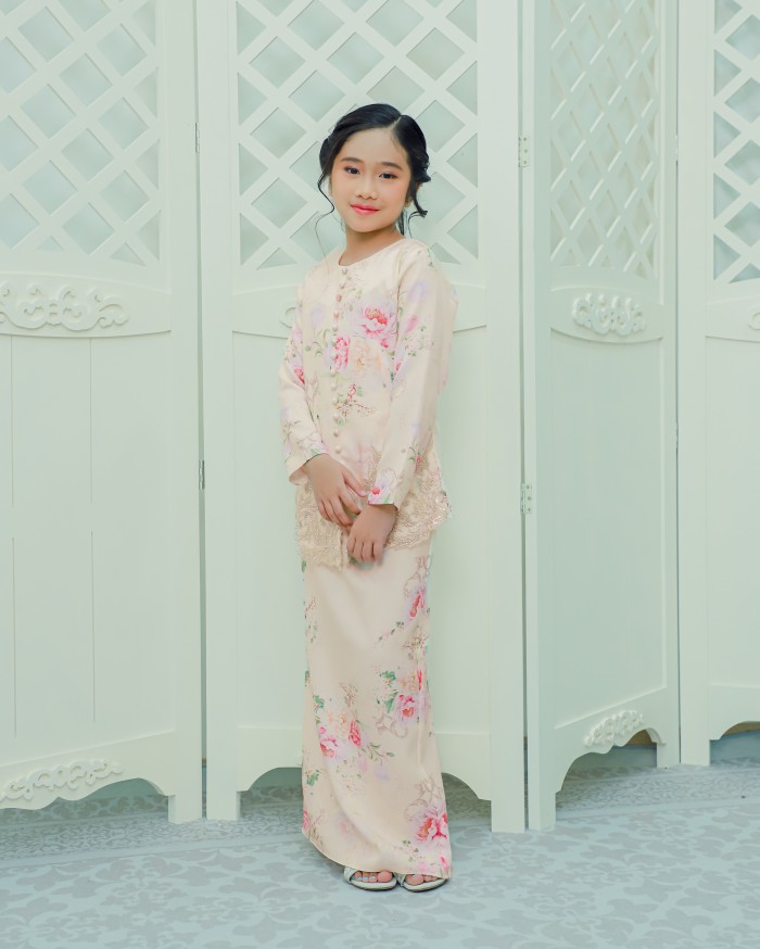 FLORESA KURUNG (KID) - SOFT PEACH