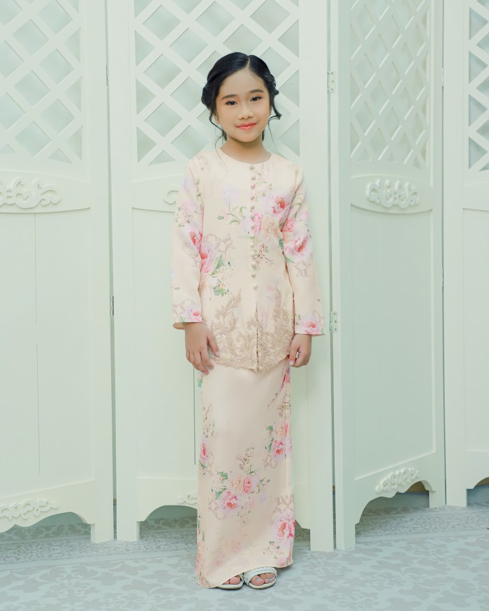 FLORESA KURUNG (KID) - SOFT PEACH