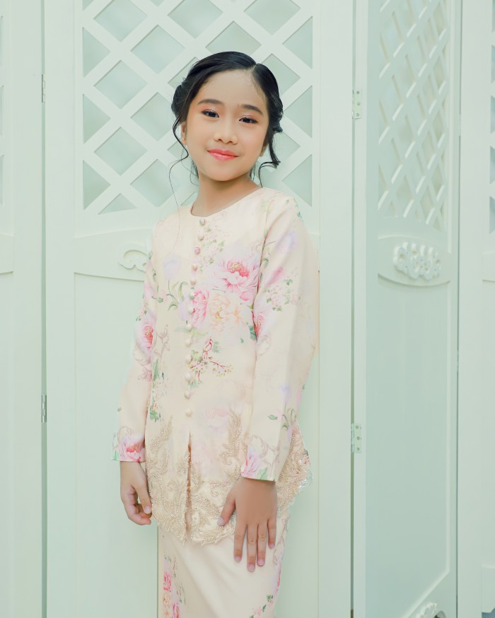 FLORESA KURUNG (KID) - SOFT PEACH