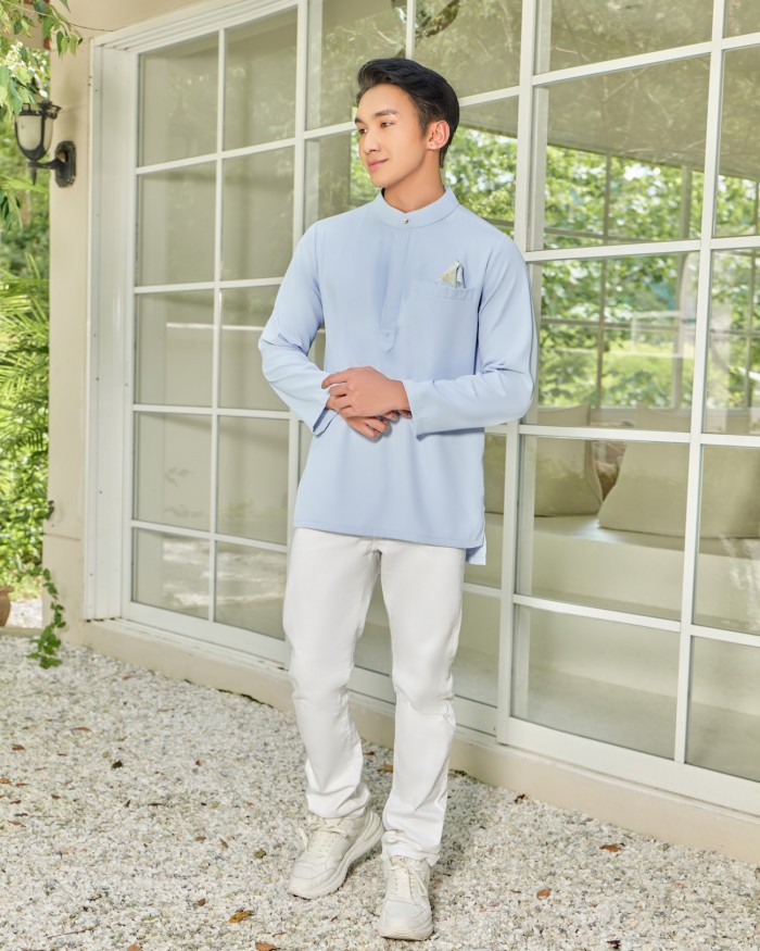 QAYLA KURTA (MEN) - BABY BLUE