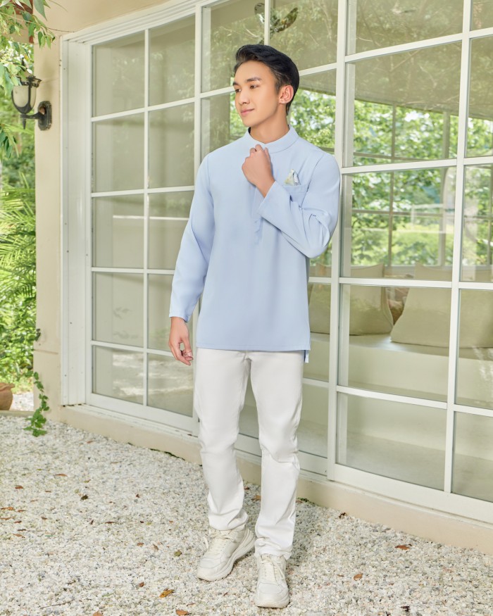 QAYLA KURTA (MEN) - BABY BLUE