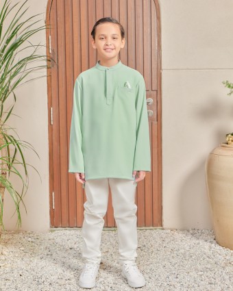 WANIE KURTA (KID) - MINT GREEN