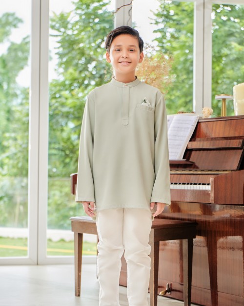 VIERRA KURTA (KID) - SAGE GREEN