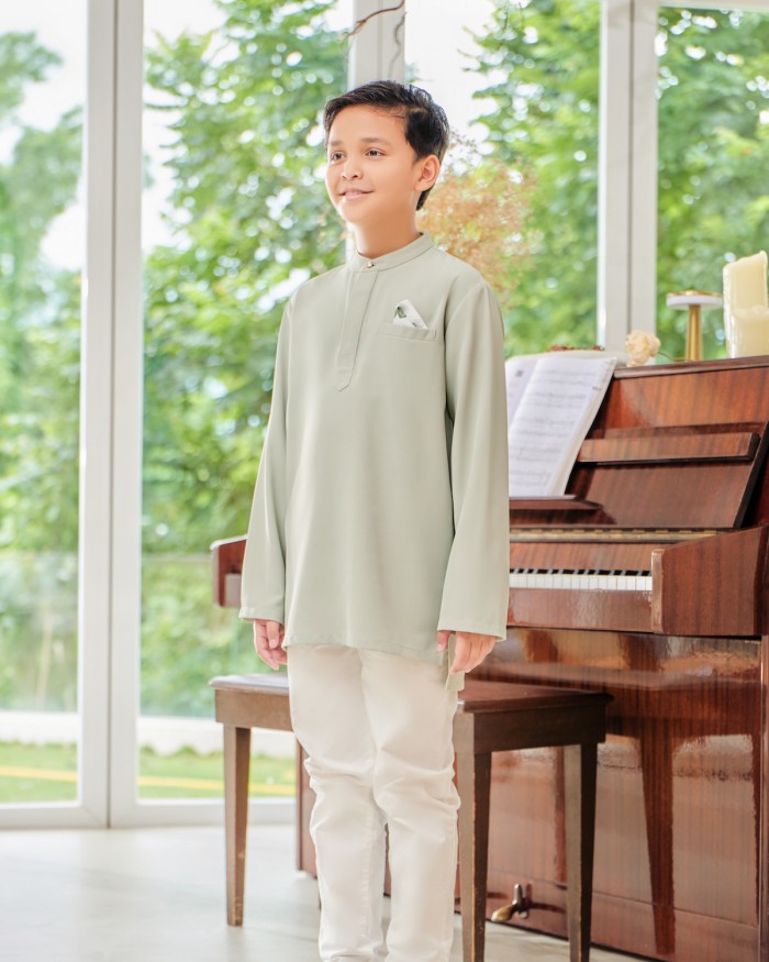 VIERRA KURTA (KID) - SAGE GREEN