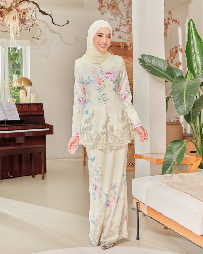 FLORESA KURUNG - LIME YELLOW