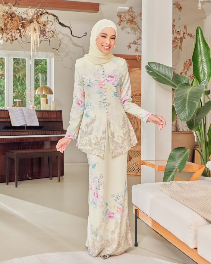 FLORESA KURUNG - LIME YELLOW