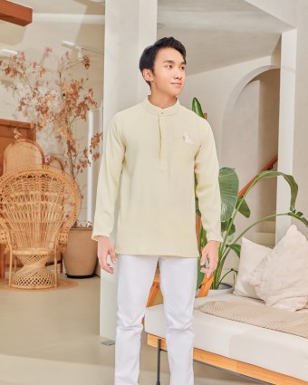 VINNA KURTA (MEN) - SOFT YELLOW