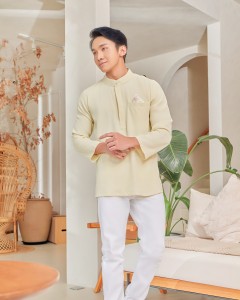 QAYLA KURTA (MEN) - SOFT YELLOW