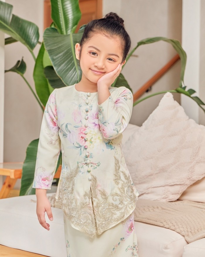 FLORESA KURUNG (KID) - LIME YELLOW