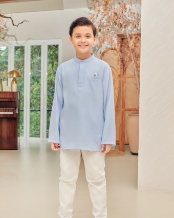 QAYLA KURTA (KID) - BABY BLUE