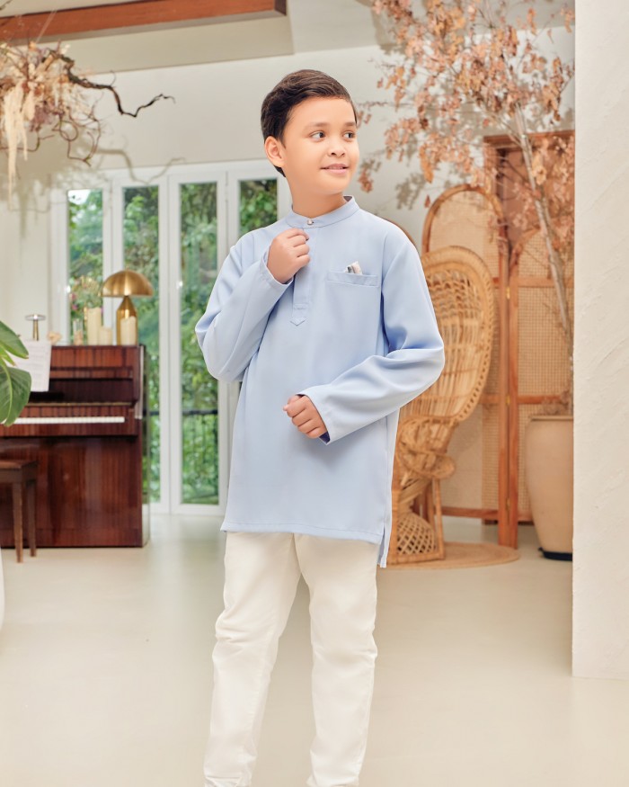 QALEESYA KURTA (KID) - BABY BLUE