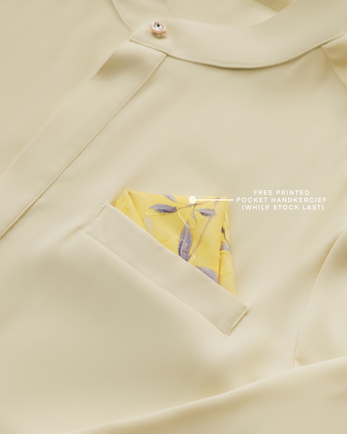 VIERRA KURTA (MEN) - SOFT YELLOW