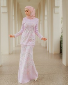 LOVELLA CRYSTAL KURUNG - LILAC PINK