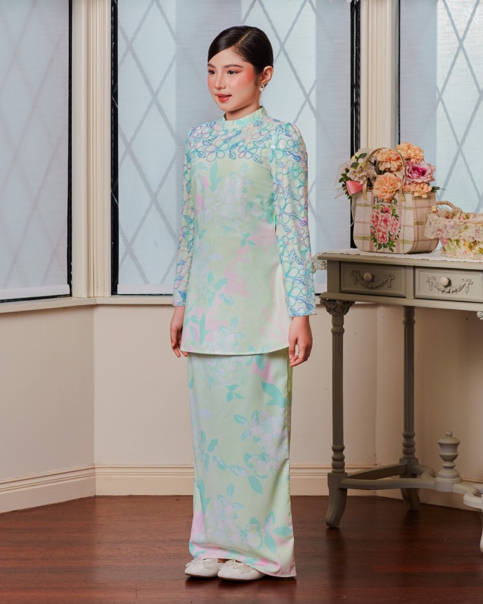 DILAYLA KURUNG (KID) - SAGE GREEN