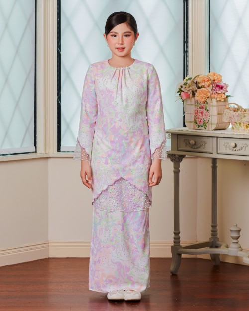 PEARLISYA KURUNG (KID) - PURPLE LILAC