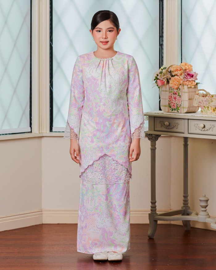 PEARLISYA KURUNG (KID) - PURPLE LILAC
