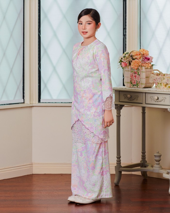 PEARLISYA KURUNG (KID) - PURPLE LILAC