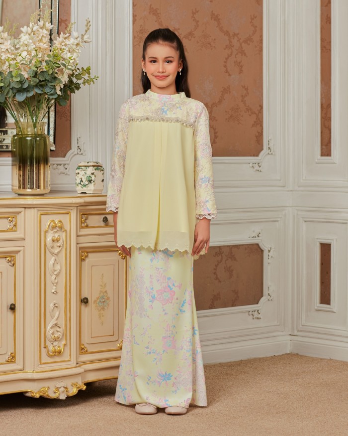 SERYNN KURUNG (KID) - SOFT YELLOW