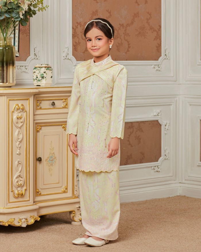 BELYNDA KURUNG (KID) - SOFT YELLOW