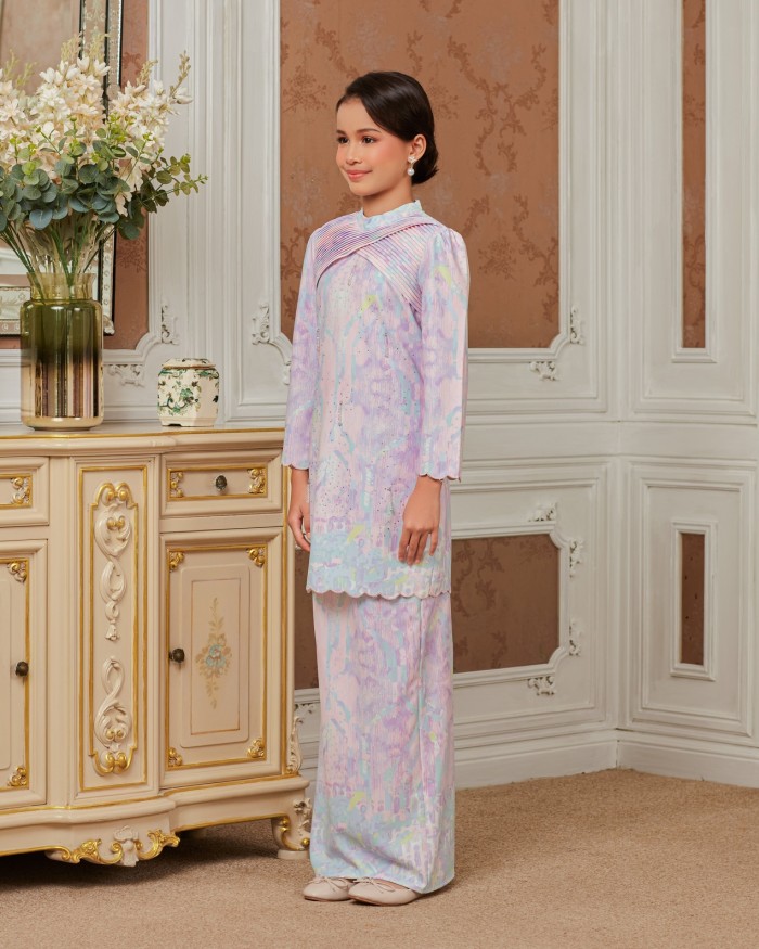 BELYNDA KURUNG (KID) - PINK LILAC