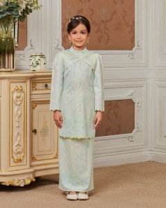 BELYNDA KURUNG (KID) - MINT GREEN