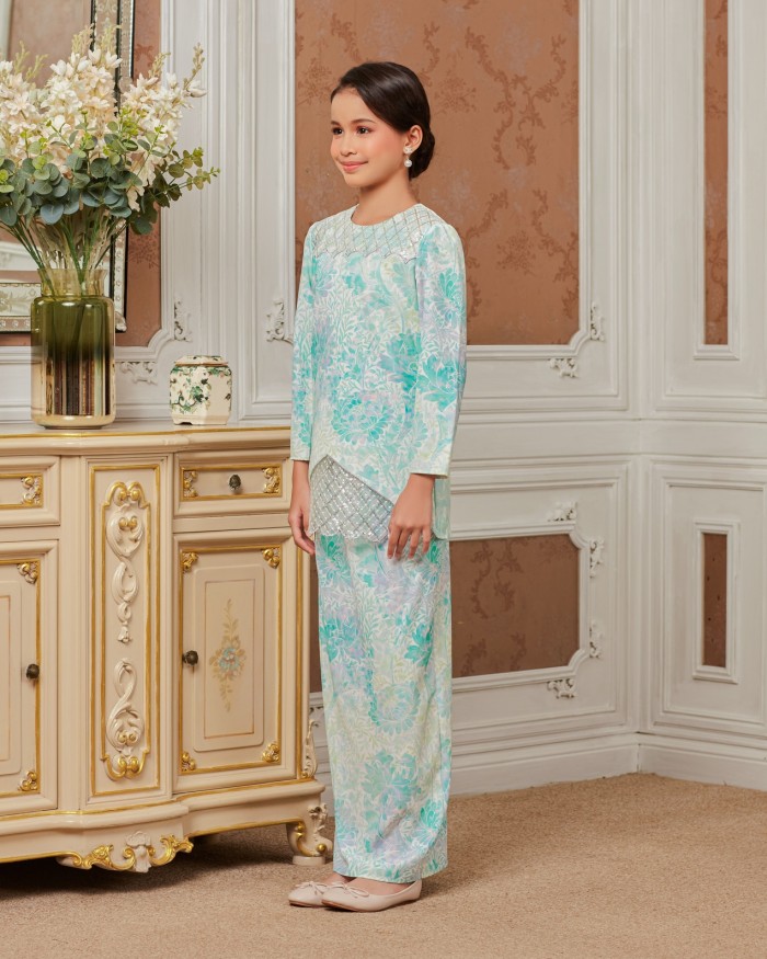 ELLENY KURUNG (KID) - TURQUOISE BLUE