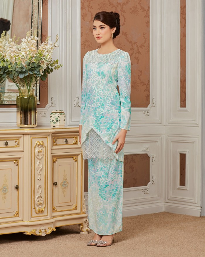 ELLENY KURUNG - TURQUOISE BLUE