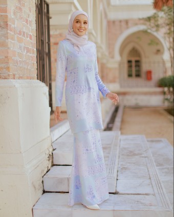MARINA PREMIUM KURUNG - BLUE MINT