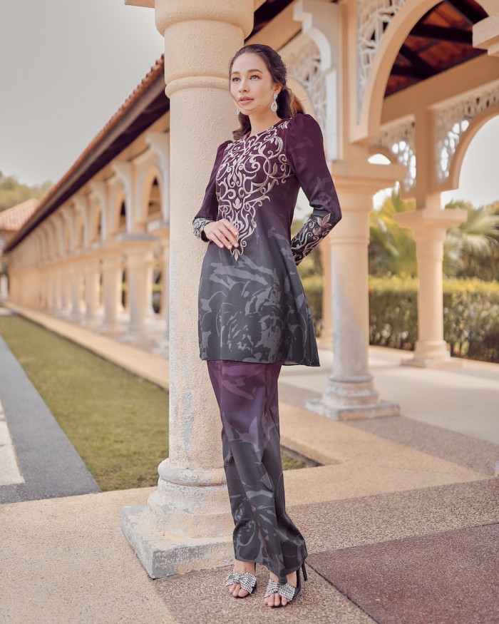 MAHSA KURUNG - BURGUNDY