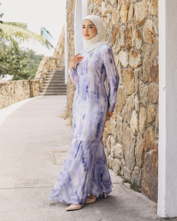 BRYNA KURUNG- - INDIGO PURPLE