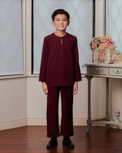 AJMAL BAJU MELAYU KID - MAROON