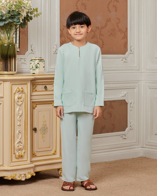 AJMAL BAJU MELAYU KID - LIGHT BLUE