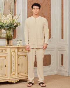 AJMAL BAJU MELAYU - NUDE CREAM