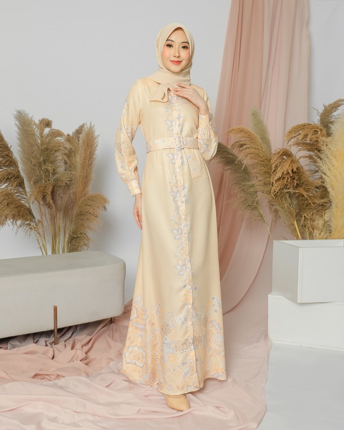 ONDRE DRESS - NUDE PEACH